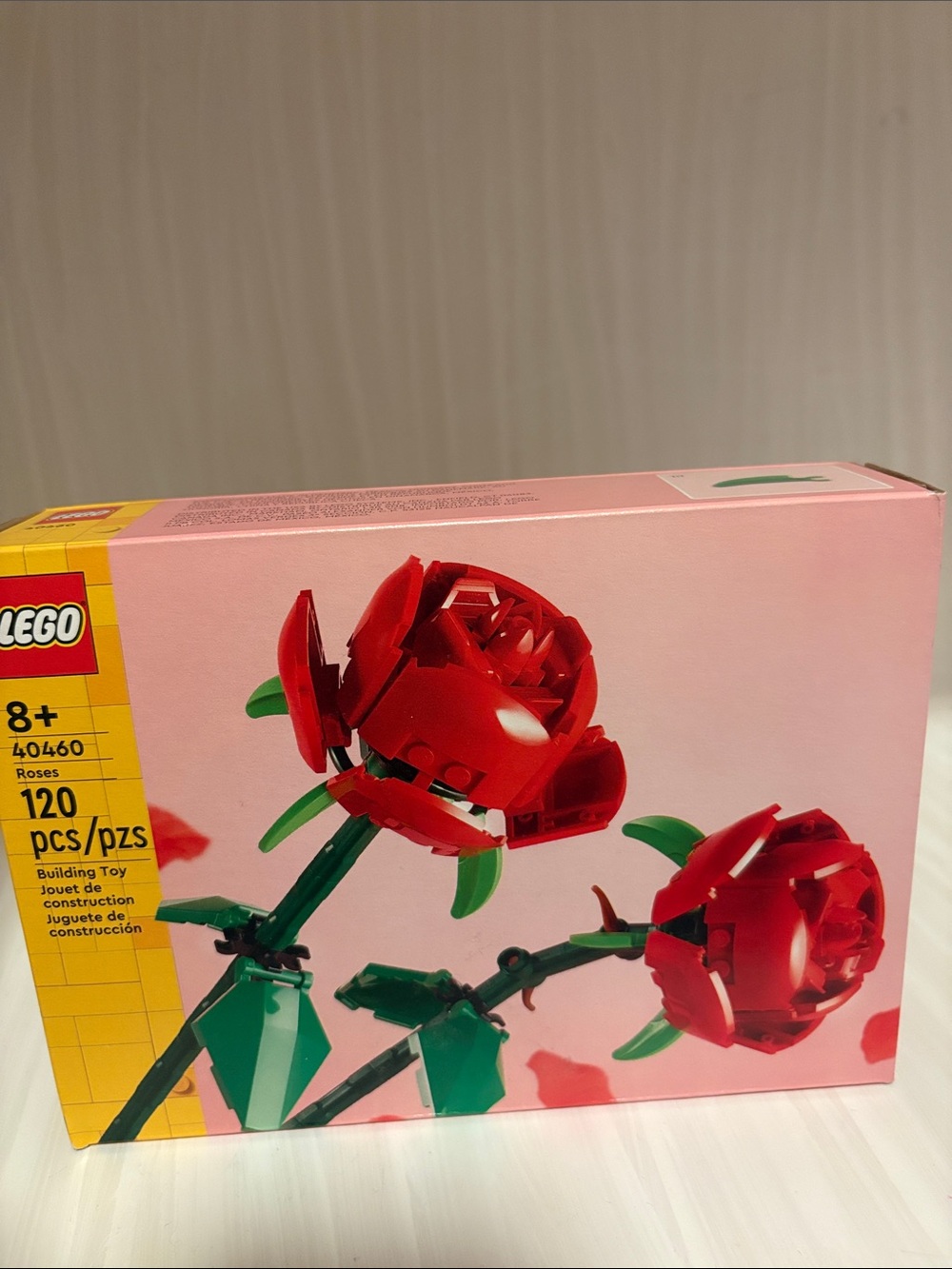 Lego Red Roses with Green Stems
